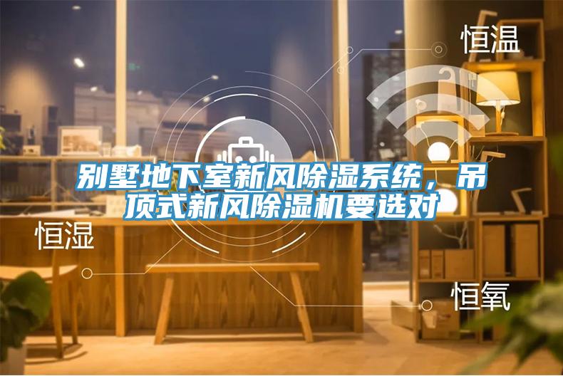 別墅地下室新風除濕系統，吊頂式新風除濕機要選對