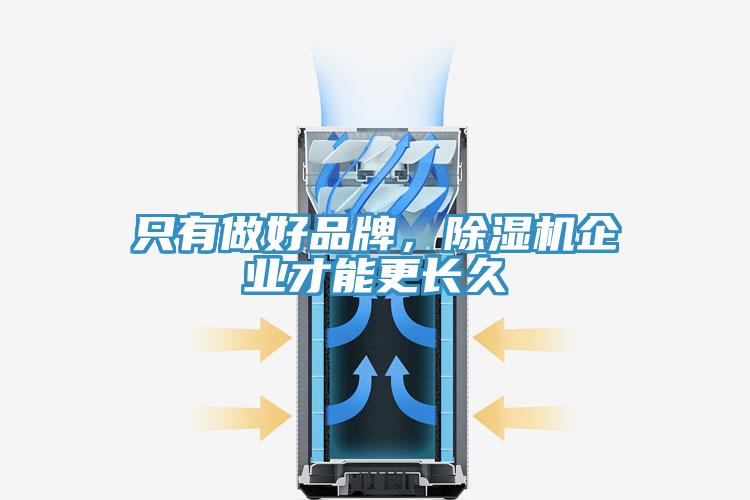 只有做好品牌，除濕機企業才能更長久