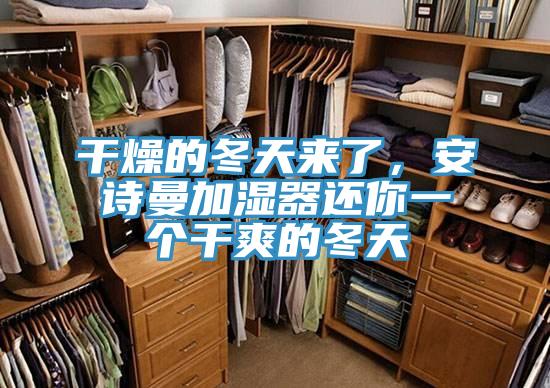 干燥的冬天來了,安詩曼加濕器還你一個干爽的冬天