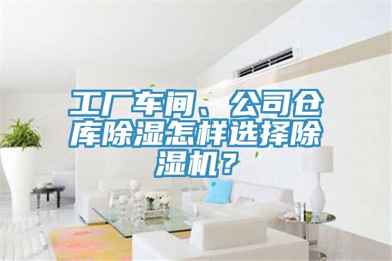 工廠車間、公司倉庫除濕怎樣選擇除濕機？