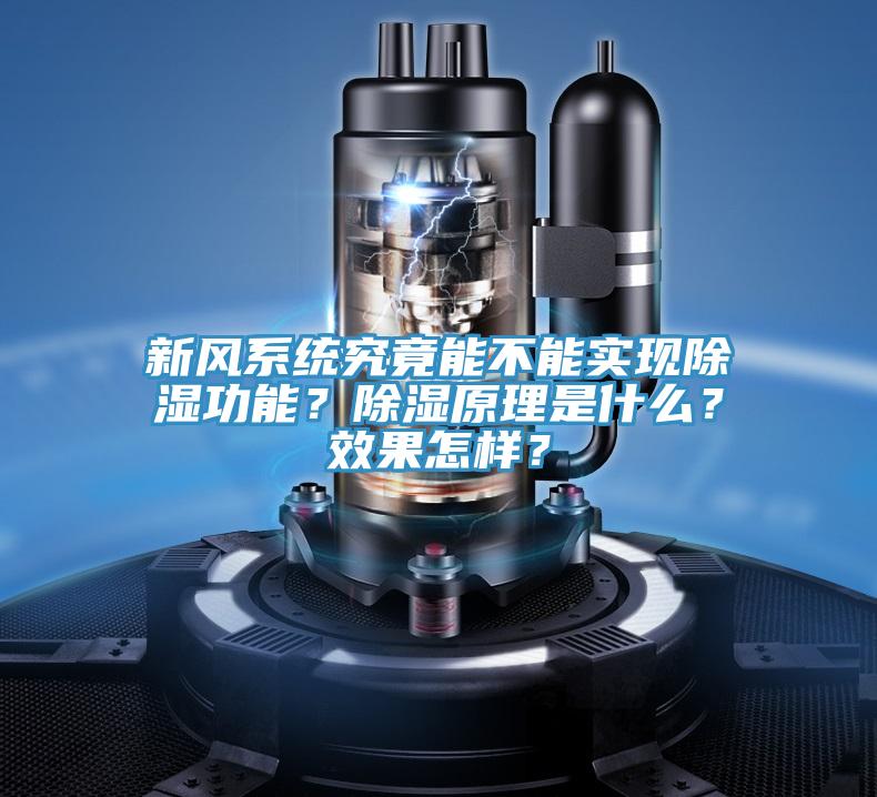 新風系統究竟能不能實現除濕功能?除濕原理是什么?效果怎樣?