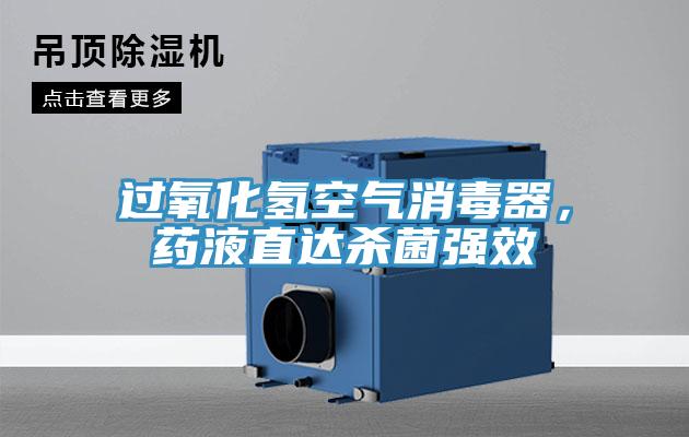 過氧化氫空氣消毒器，藥液直達殺菌強效