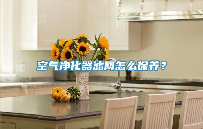 空氣凈化器濾網怎么保養?