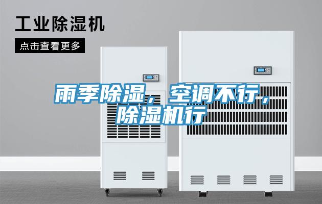 雨季除濕，空調不行，除濕機行
