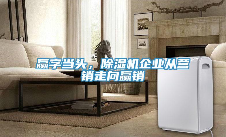 贏字當(dāng)頭，除濕機(jī)企業(yè)從營(yíng)銷走向贏銷