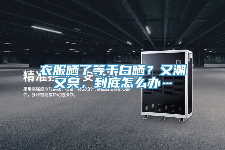 衣服曬了等于白曬？又潮又臭，到底怎么辦…