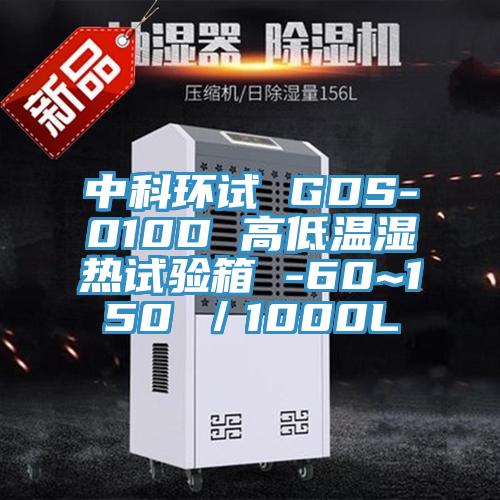 中科環(huán)試 GDS-010D 高低溫濕熱試驗(yàn)箱 -60~150℃/1000L