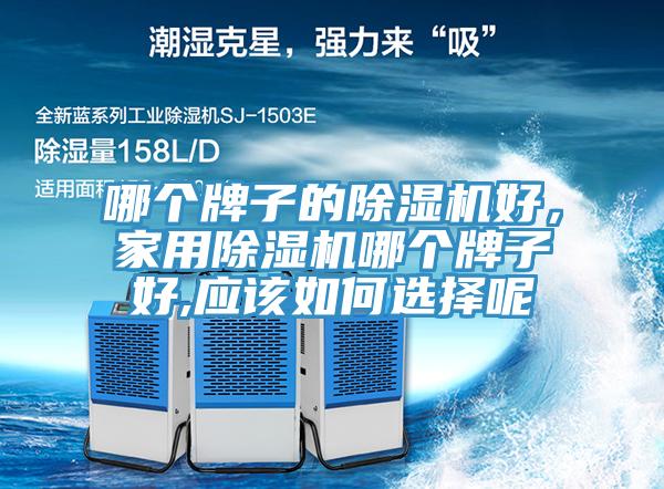 哪個牌子的除濕機好，家用除濕機哪個牌子好,應(yīng)該如何選擇呢