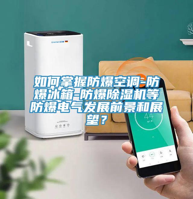 如何掌握防爆空調(diào)-防爆冰箱-防爆除濕機等防爆電氣發(fā)展前景和展望?