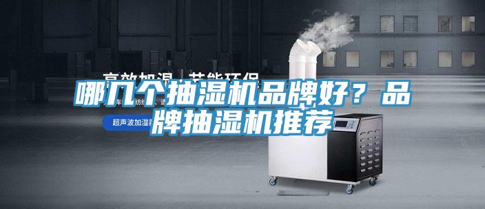 哪幾個抽濕機品牌好?品牌抽濕機推薦