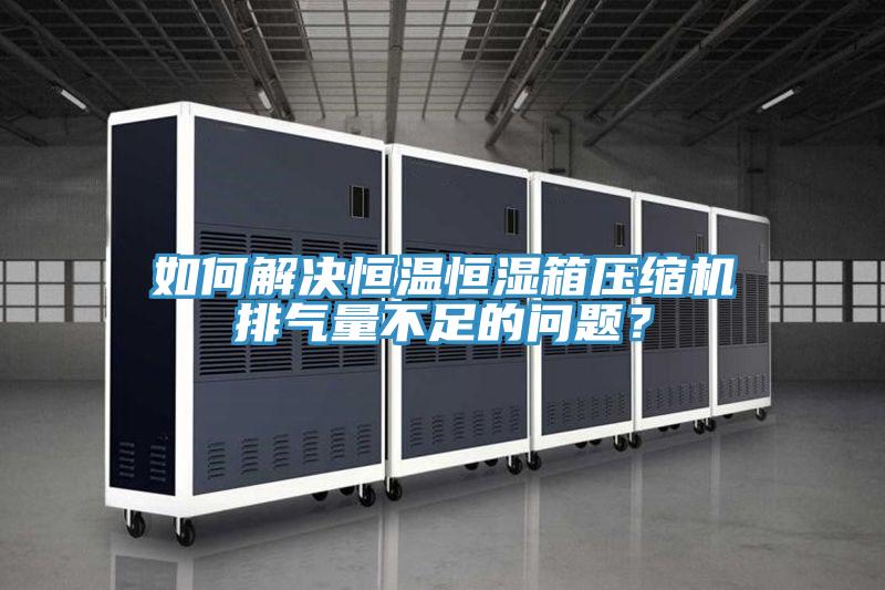 如何解決恒溫恒濕箱壓縮機(jī)排氣量不足的問(wèn)題?