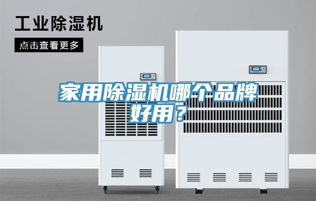 家用除濕機哪個品牌好用?