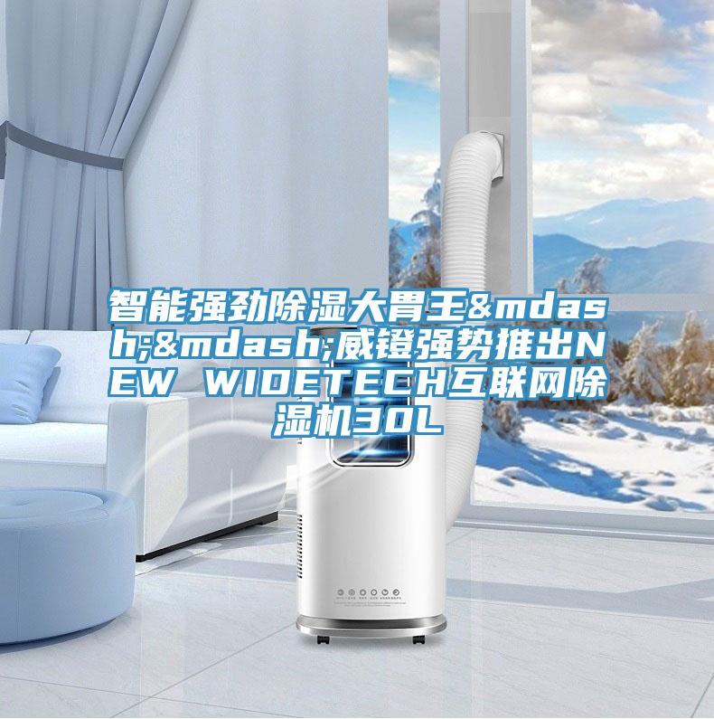 智能強勁除濕大胃王&mdash;&mdash;威鐙強勢推出NEW WIDETECH互聯網除濕機30L