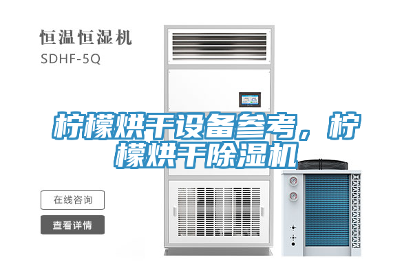 檸檬烘干設備參考，檸檬烘干除濕機