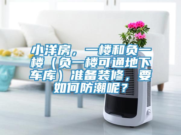 小洋房,一樓和負(fù)一樓(負(fù)一樓可通地下車庫)準(zhǔn)備裝修,要如何防潮呢?