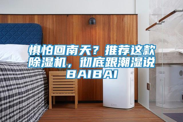 懼怕回南天？推薦這款除濕機，徹底跟潮濕說BAIBAI