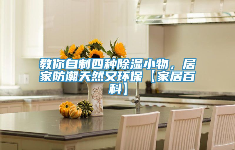 教你自制四種除濕小物,居家防潮天然又環保【家居百科】