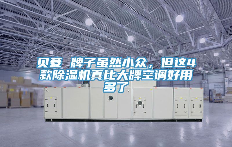 貝菱 牌子雖然小眾，但這4款除濕機真比大牌空調好用多了