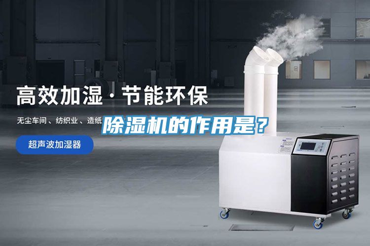 除濕機的作用是？