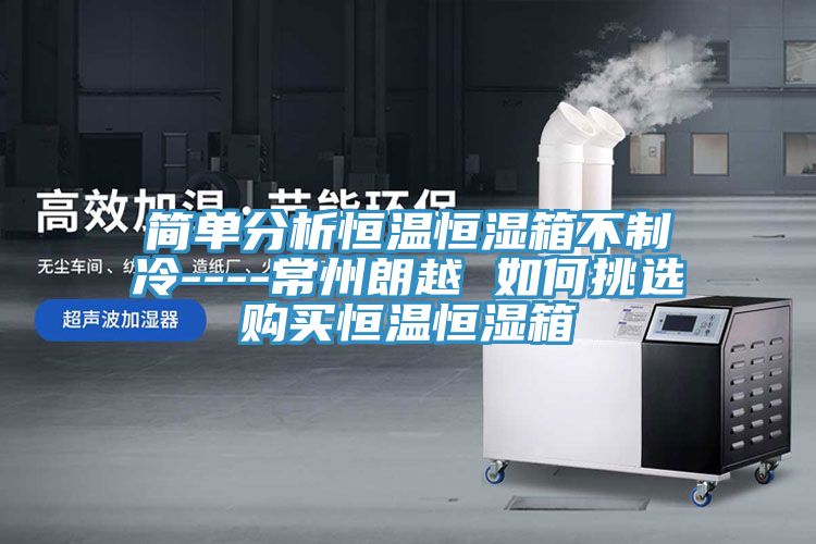 簡(jiǎn)單分析恒溫恒濕箱不制冷----常州朗越 如何挑選購(gòu)買恒溫恒濕箱