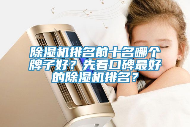 除濕機排名前十名哪個牌子好？先看口碑最好的除濕機排名？